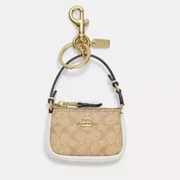 💛NWT Coach Mini Bag Charm - Picture 2 of 16